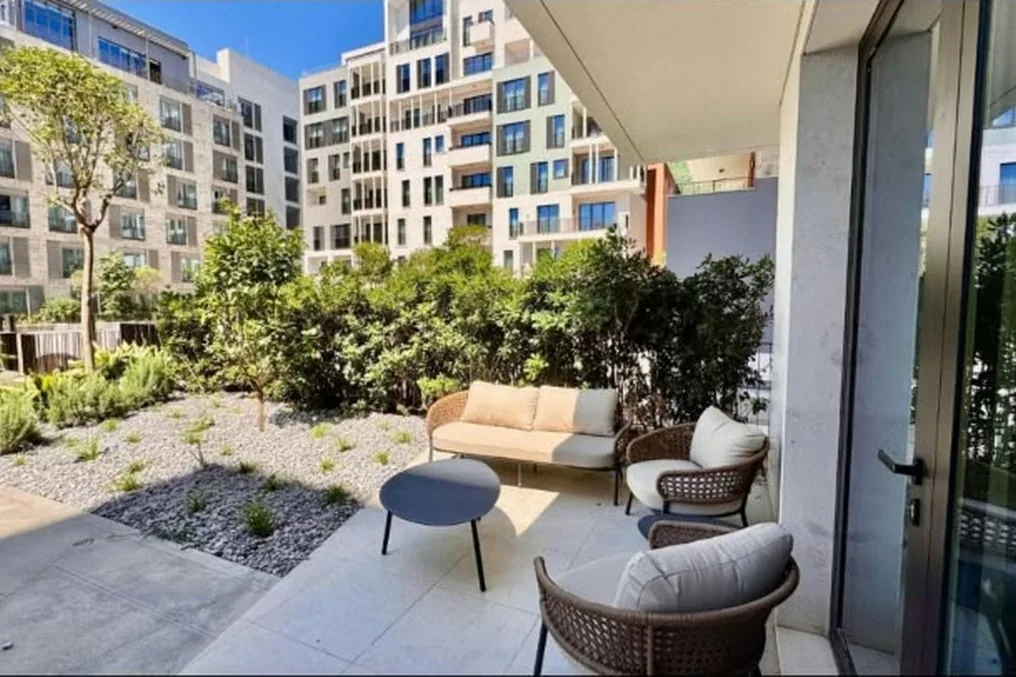 Furnished 1-Bedroom Apartment, 60 m² with 46 m² Private Garden and Garage, Boka Place, Porto Montenegro, Tivat
